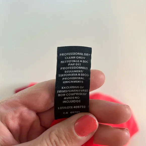 Monique Lhuillier Red High Neck Mini Dress - Picture 6 of 12